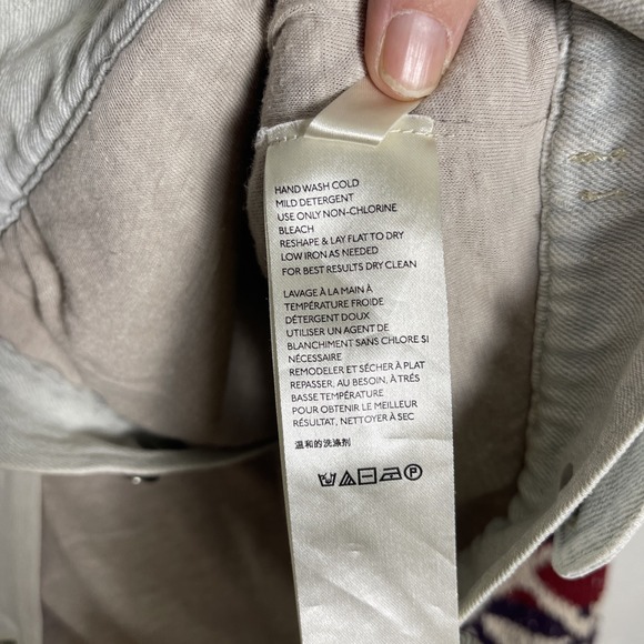 Free People Lakeside Denim Jacket Western Chunky Knit Size Med/ Large - Picture 8 of 12